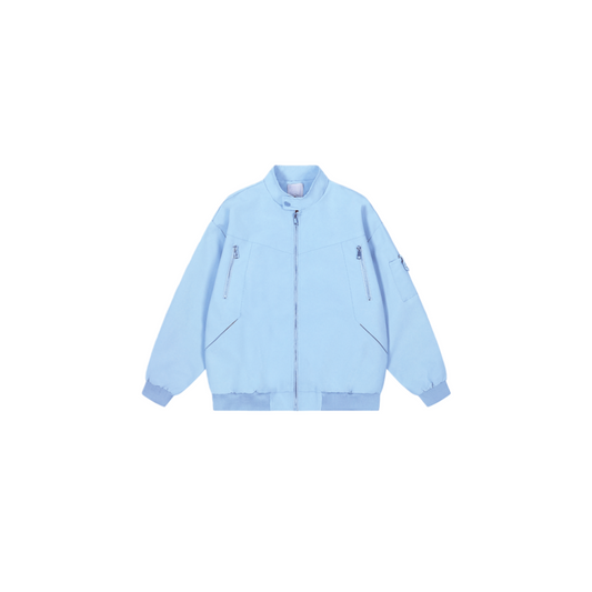 Utility Stand Collar Bomber Jacket